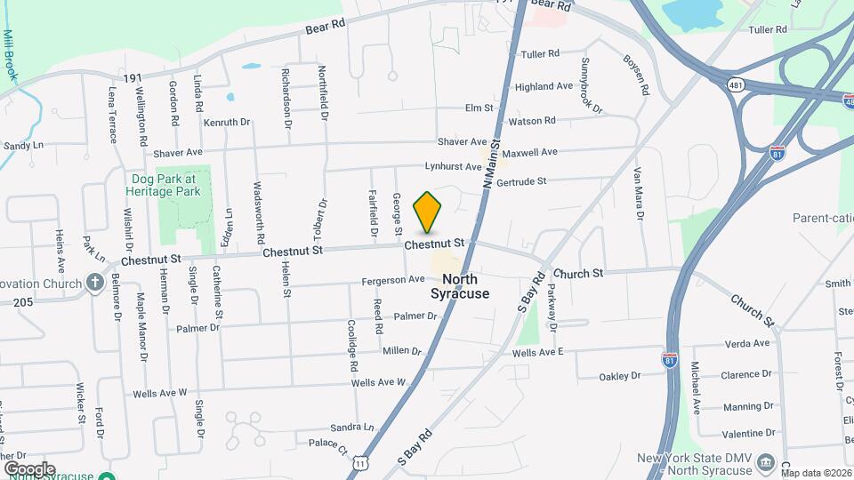 116 Chestnut St, Unit B Lower Mapa y Detalles de la Ubicación