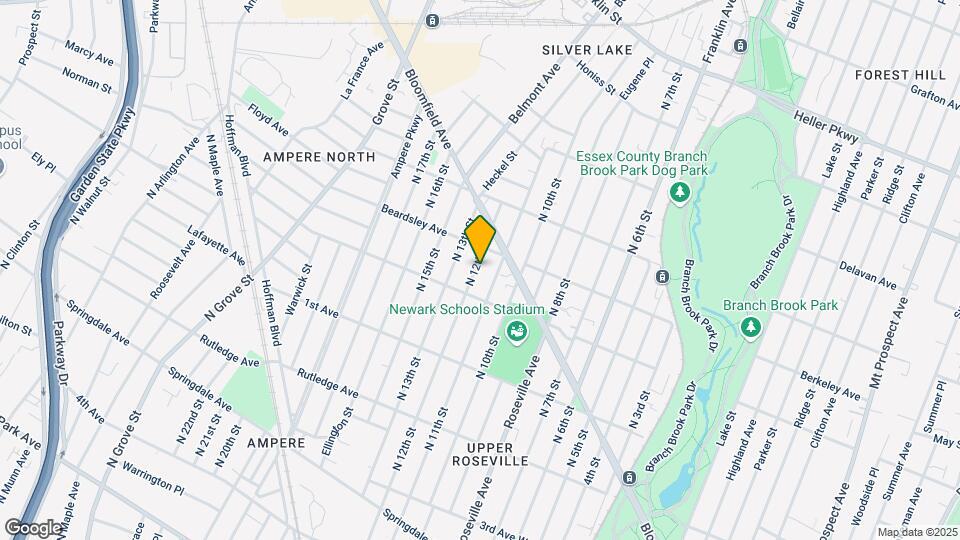 461 N 12th St Map and Location Details