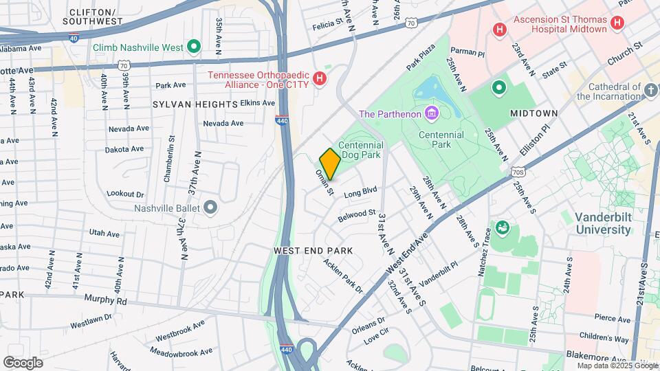 3147 Parthenon Ave Mapa y Detalles de la Ubicación