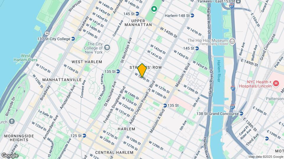230 W 137th St Map and Location Details