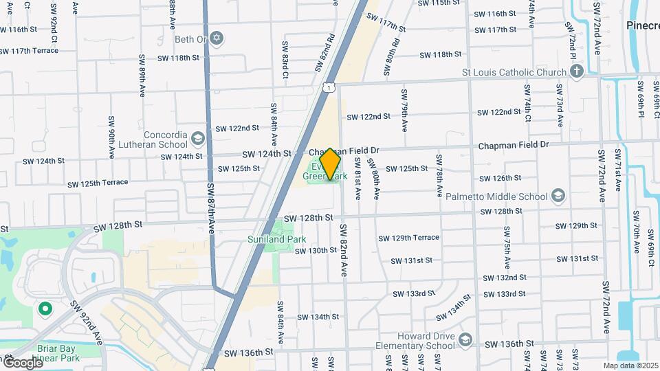 8267 SW 128th St Mapa y Detalles de la Ubicación