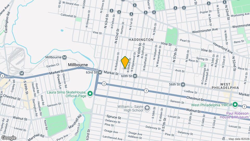 19 N 61st St Map and Location Details