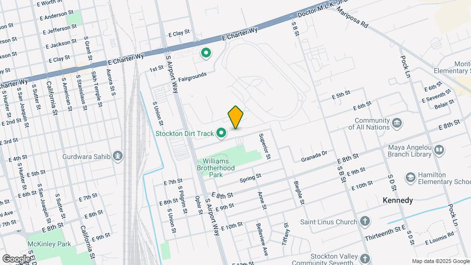 1647 E 6th St Map and Location Details