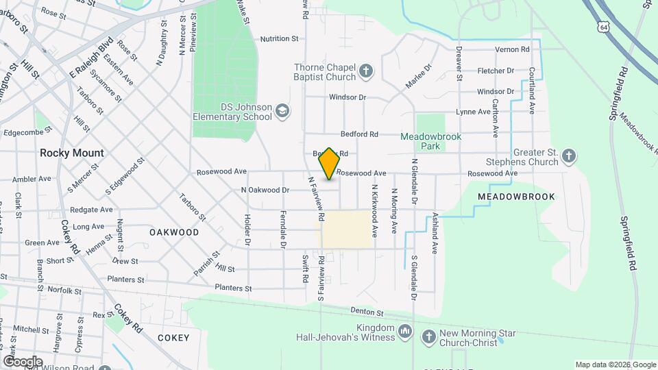 1412 N Oakwood Dr Map and Location Details