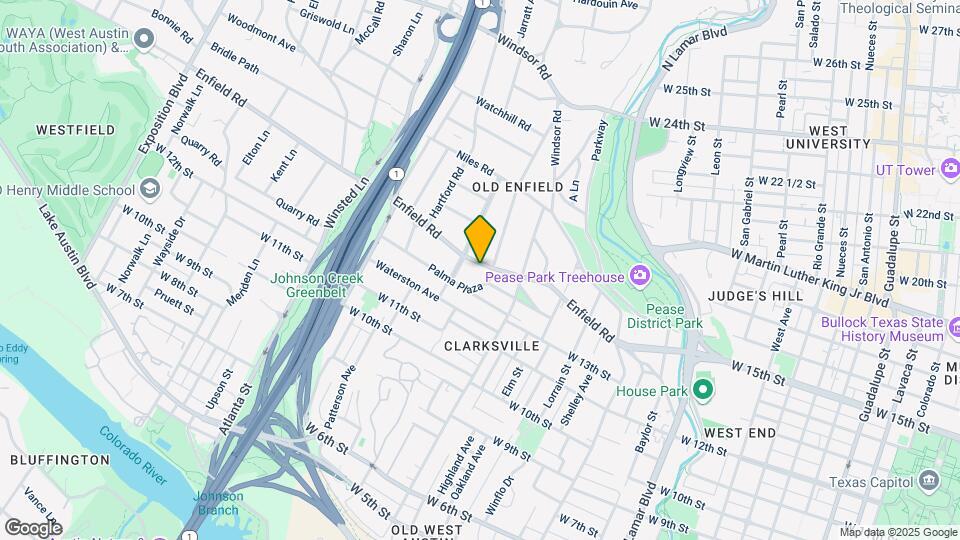 1619 Enfield Rd, Unit #D Map and Location Details