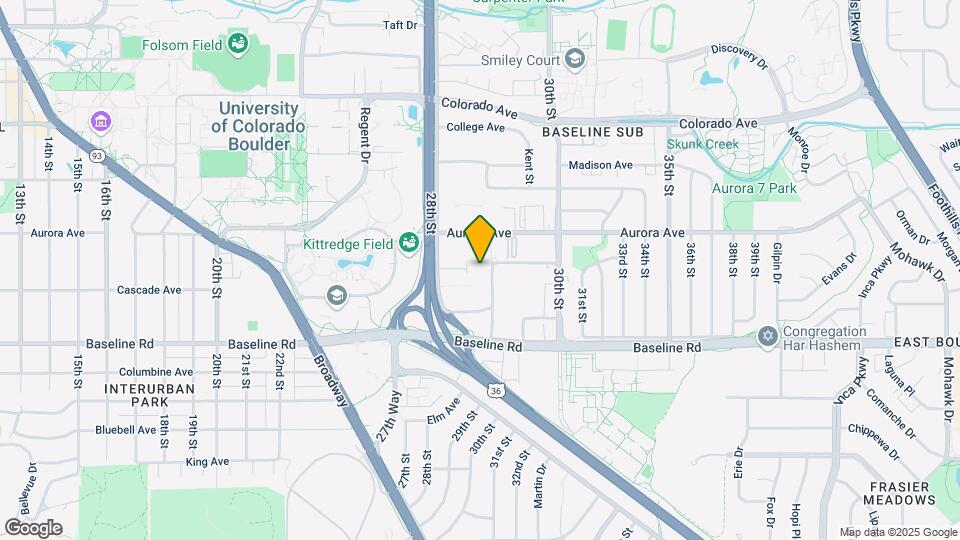 805 29th St, Unit 362 Map and Location Details
