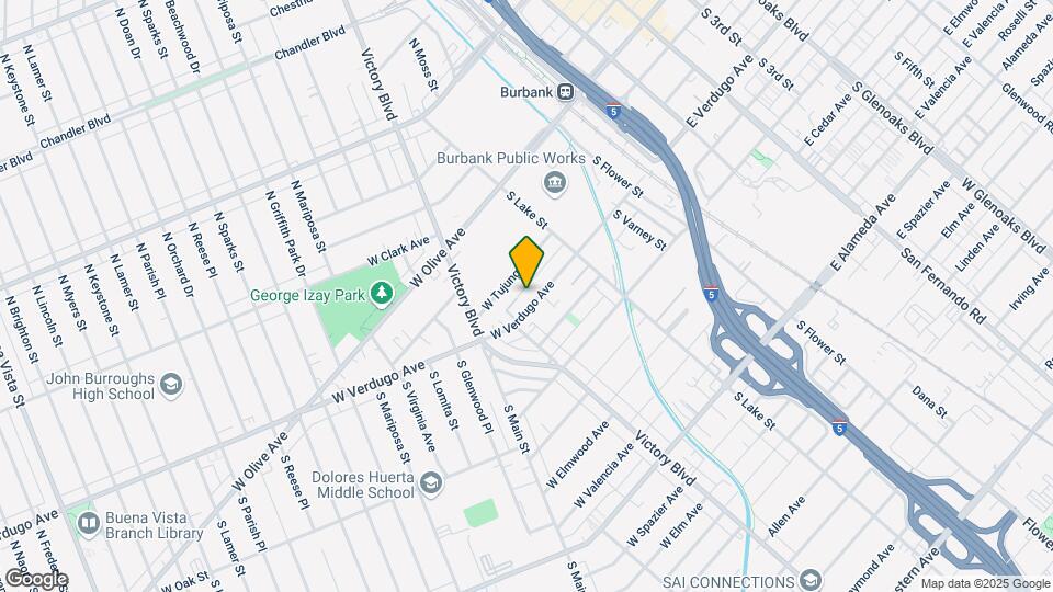 259 W Verdugo Ave Map and Location Details