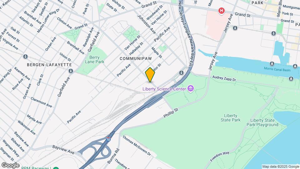 281 Communipaw Ave Map and Location Details