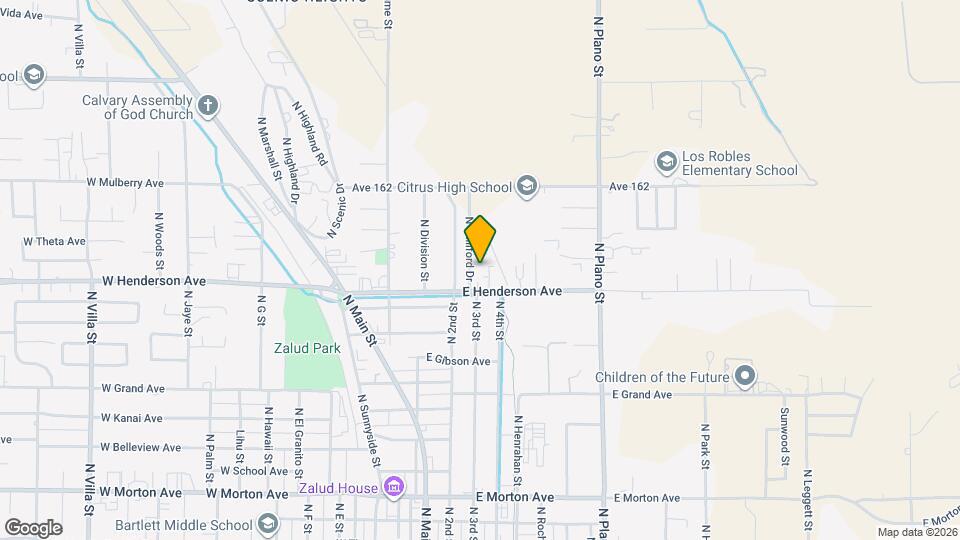 840 N Williford Dr Map and Location Details