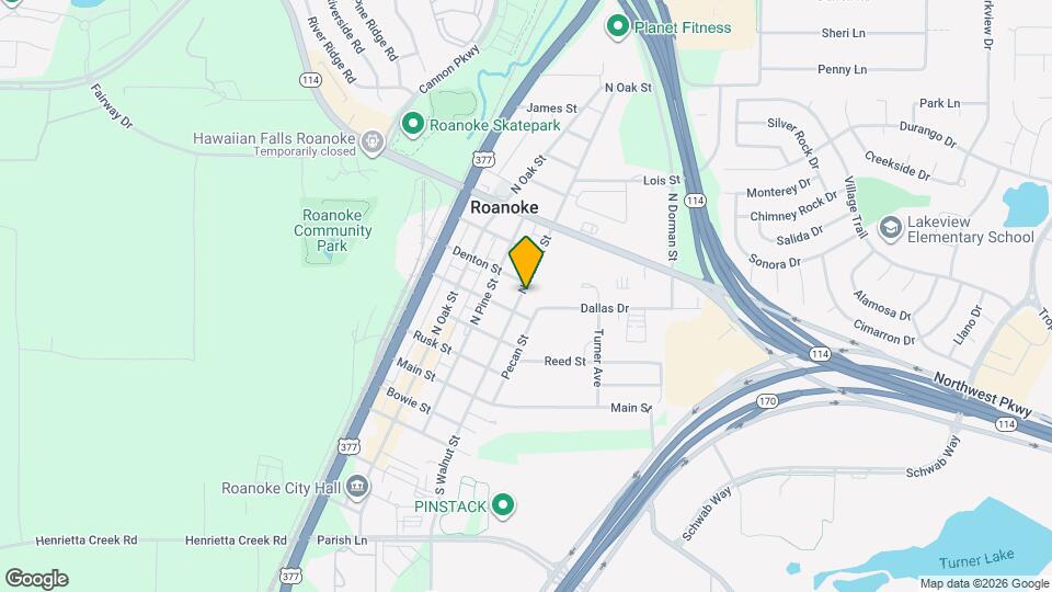 408 N Walnut St Map and Location Details