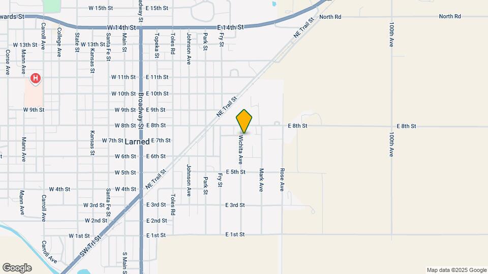 554 Wichita Ave Map and Location Details