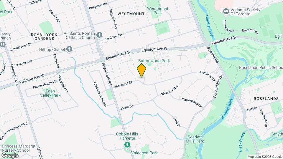 124 Allanhurst Dr Map and Location Details