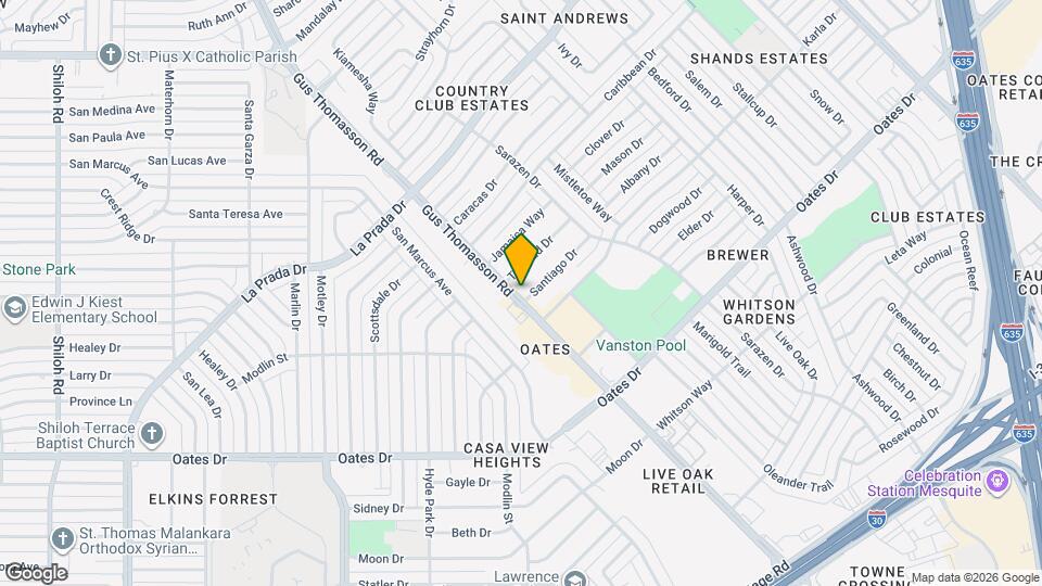 3261 Santiago Dr Map and Location Details