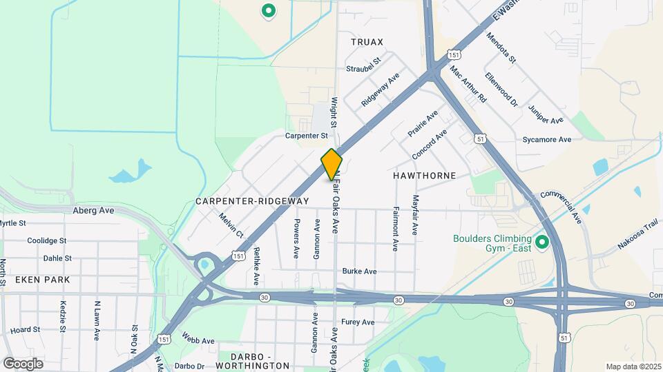 922 N Fair Oaks Ave Map and Location Details