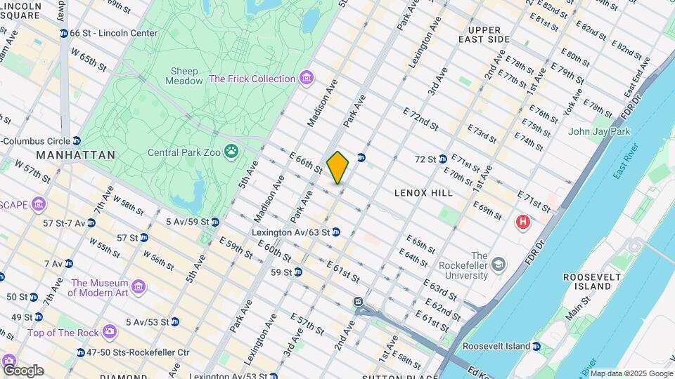 876 Lexington Ave Map and Location Details