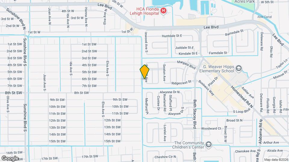203 Redcliff Ave Map and Location Details