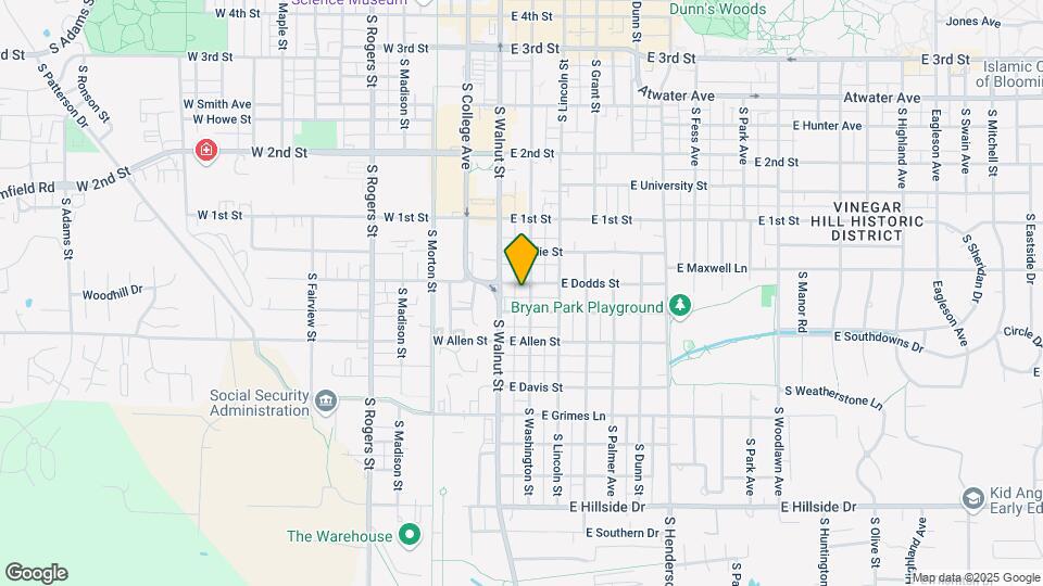 808 S Washington St Map and Location Details
