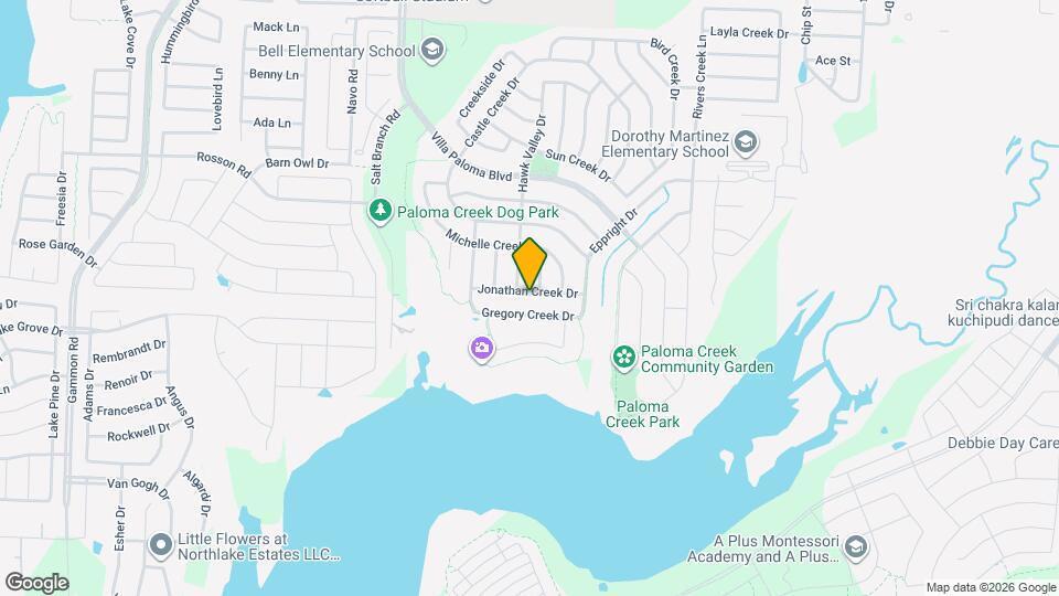 2208 Jonathan Creek Dr Mapa y Detalles de la Ubicación