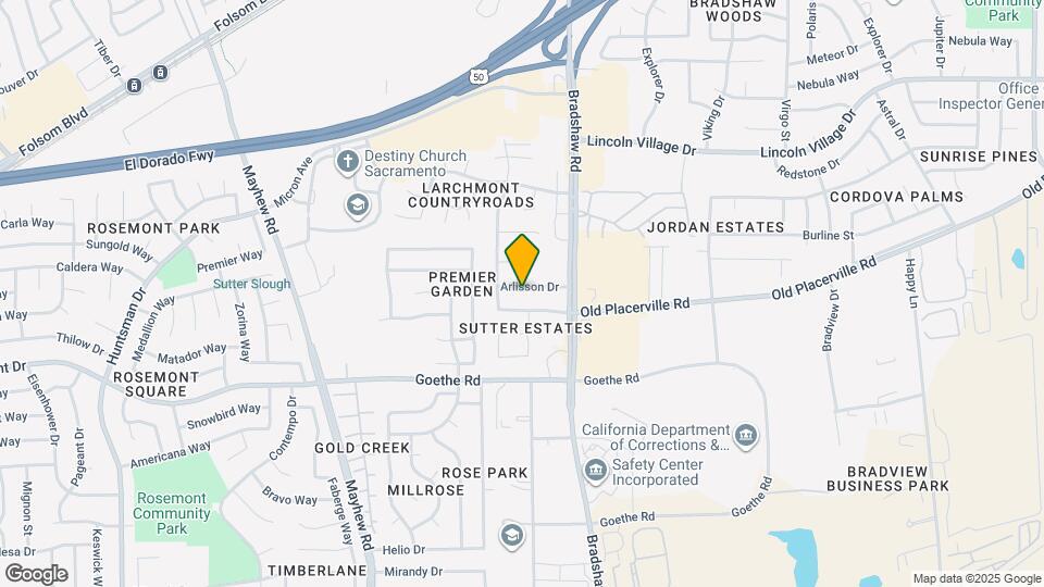 9622 Arlisson Dr Map and Location Details