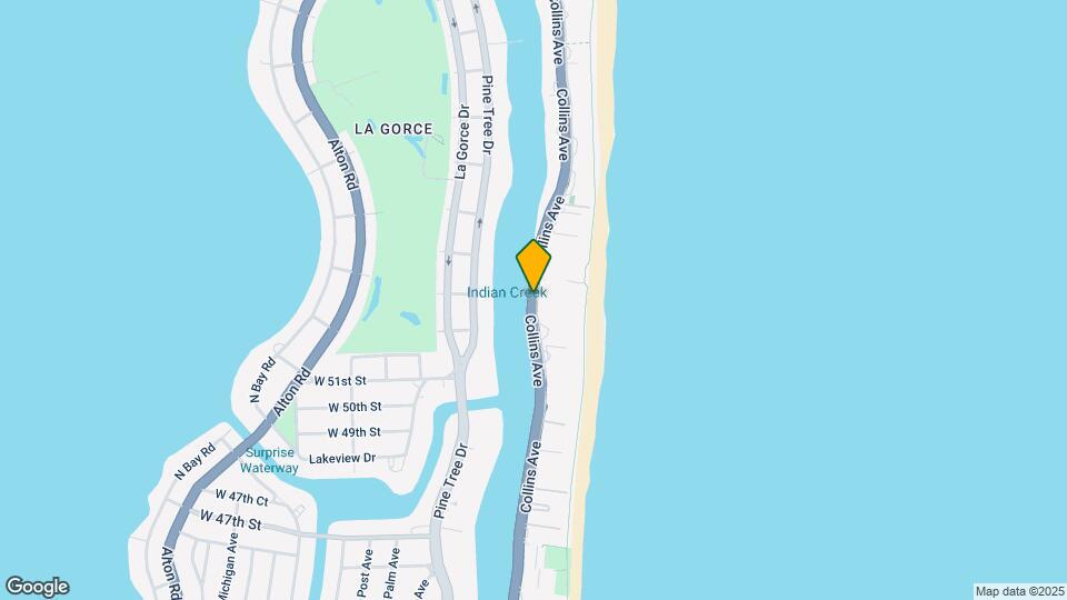 5050 Collins Ave Map and Location Details