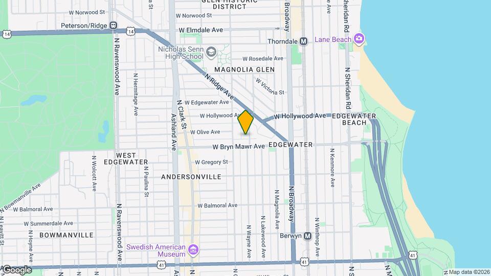 5614 N Wayne Ave, Unit 1 Map and Location Details