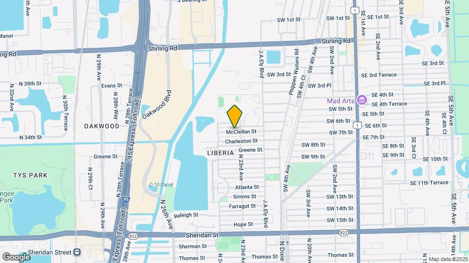 2326 McClellan St, Unit A Map and Location Details