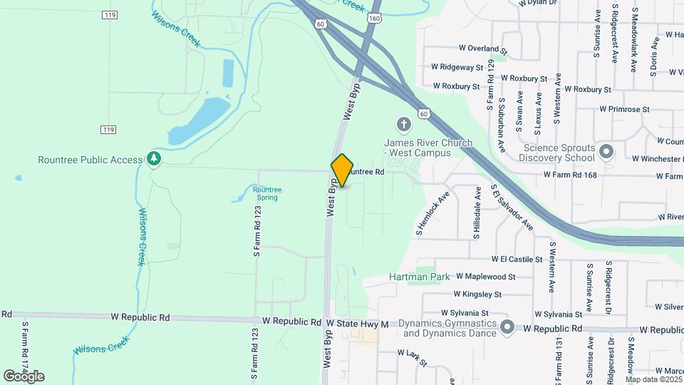 3851 S Timbercreek Ave Map and Location Details