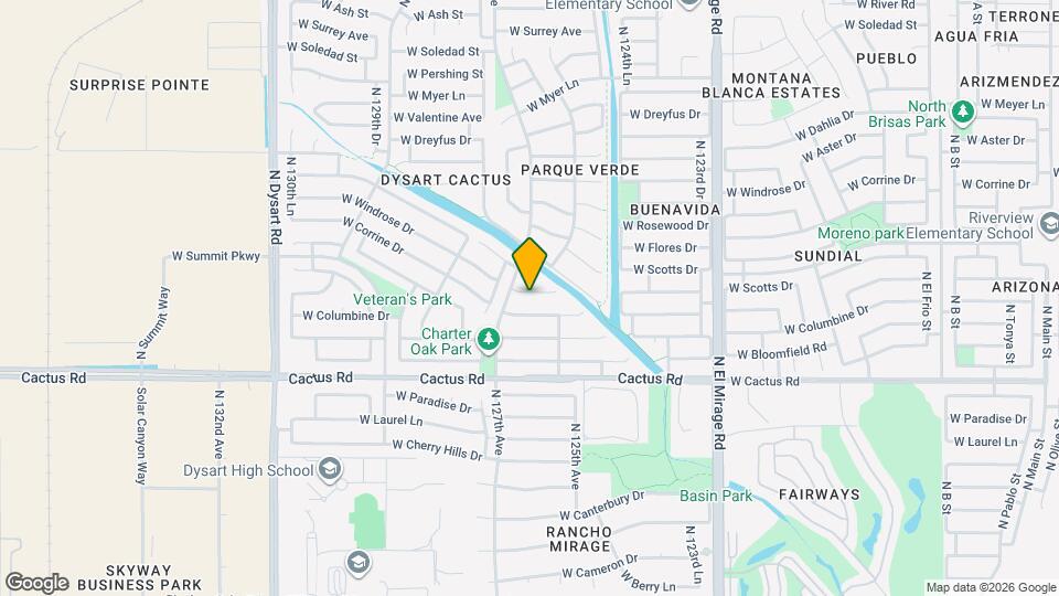 12609 W Larkspur Rd Mapa y Detalles de la Ubicación