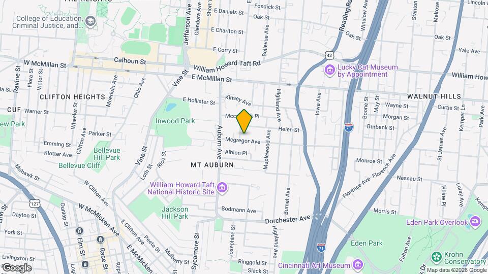 240 Mcgregor Ave Map and Location Details