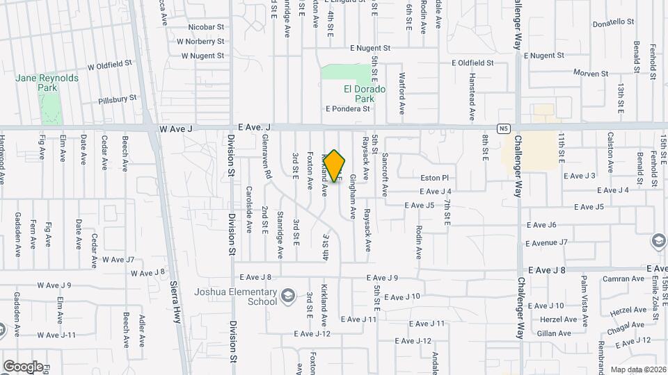 44221 4th St E Map and Location Details