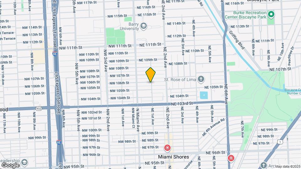 90 NE 106th St Map and Location Details