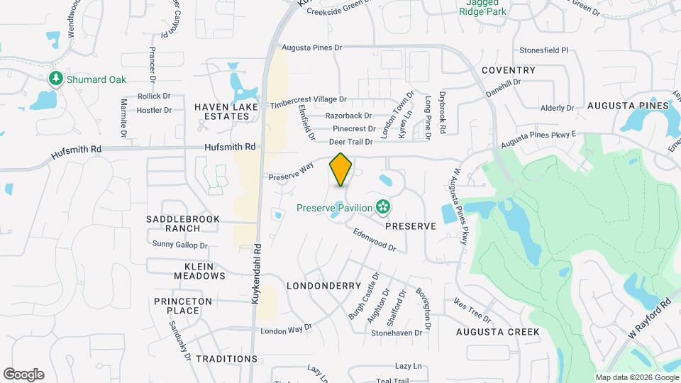 25223 Hideaway Run Dr Map and Location Details