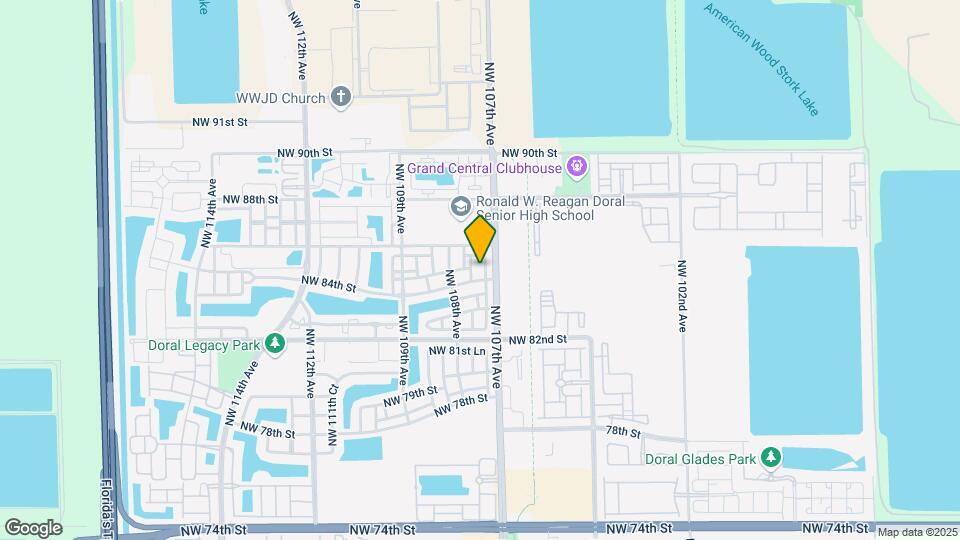 8432 NW 107th Ct Map and Location Details