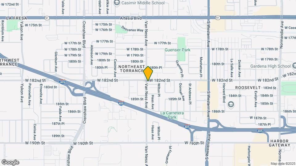 2144 W 182nd St Map and Location Details