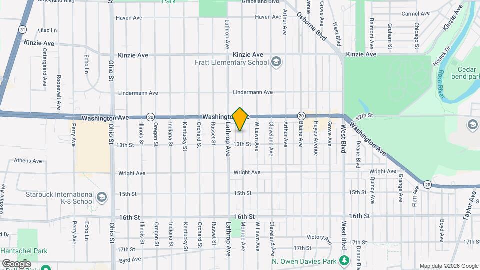 1238 Monroe Ave Map and Location Details