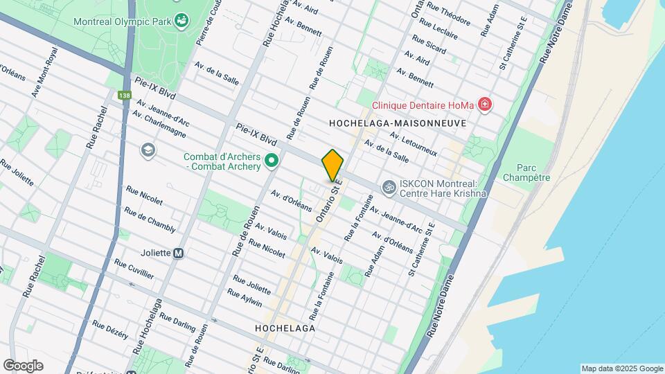 4021-4025 E Ontario Rue Map and Location Details