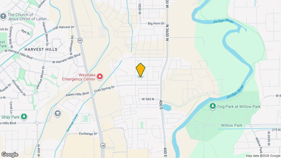 755 N 3860 W Map and Location Details