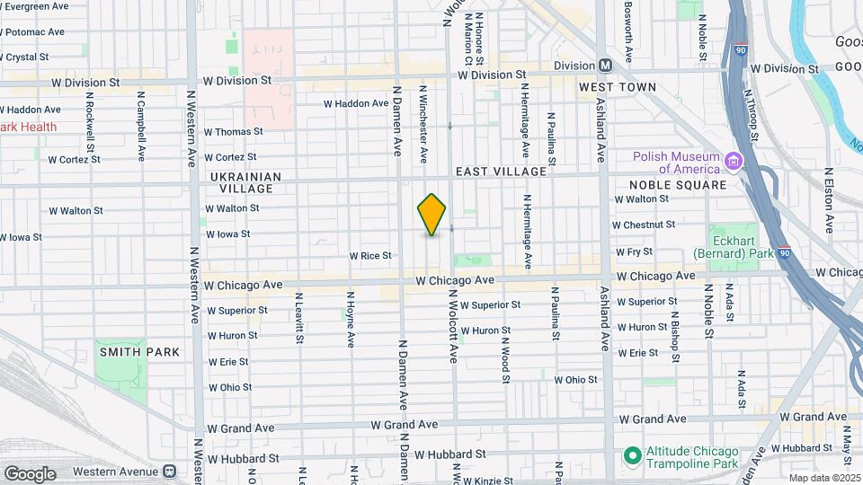 847 N Winchester Ave Mapa y Detalles de la Ubicación