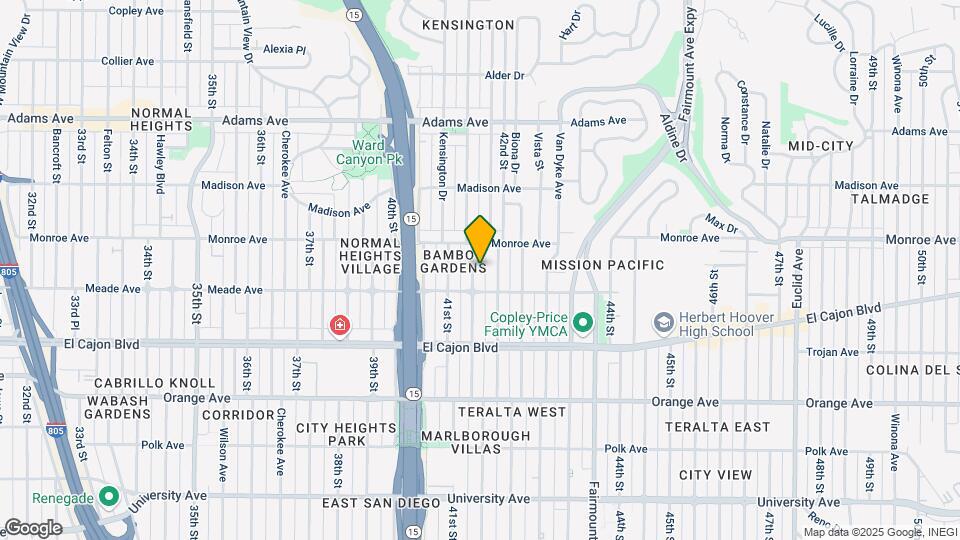 4429-4441 Marlborough Ave Map and Location Details