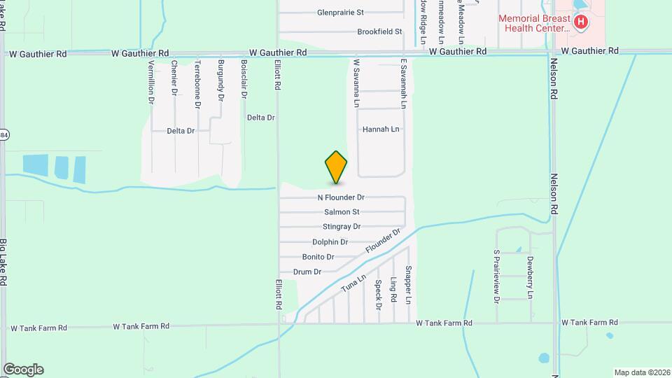 2430 N Flounder Dr Mapa y Detalles de la Ubicación