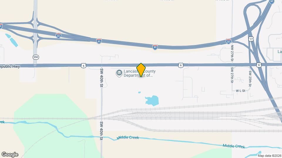 3601 W St Map and Location Details