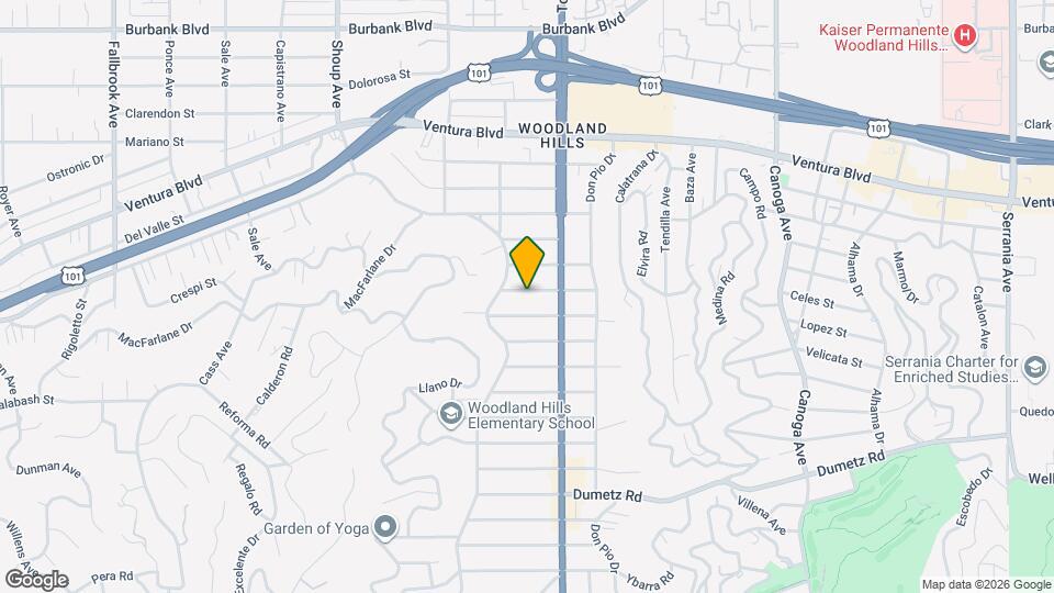 22034 Galvez St Map and Location Details