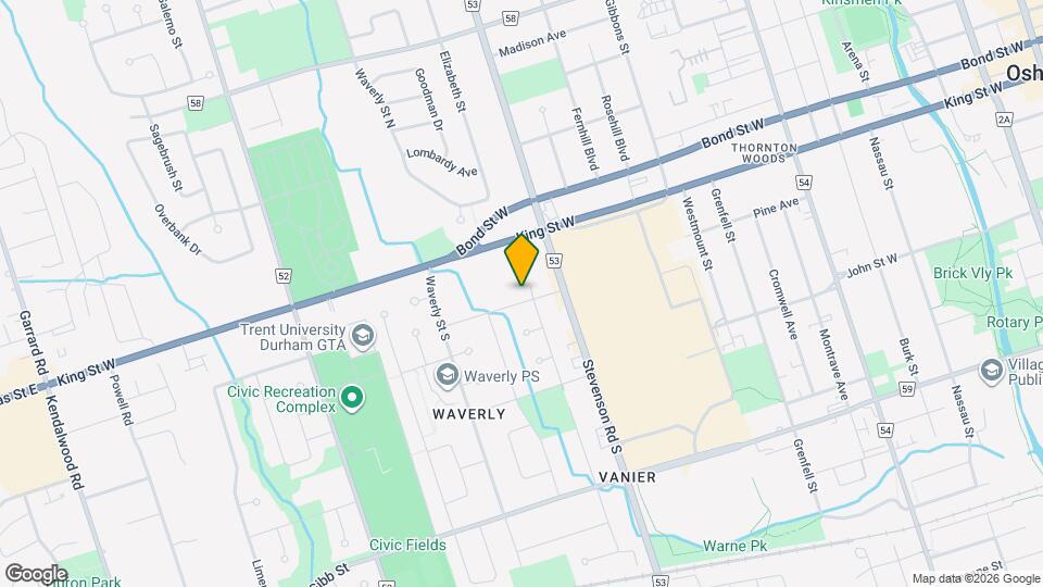 580 Montcalm Ave Map and Location Details