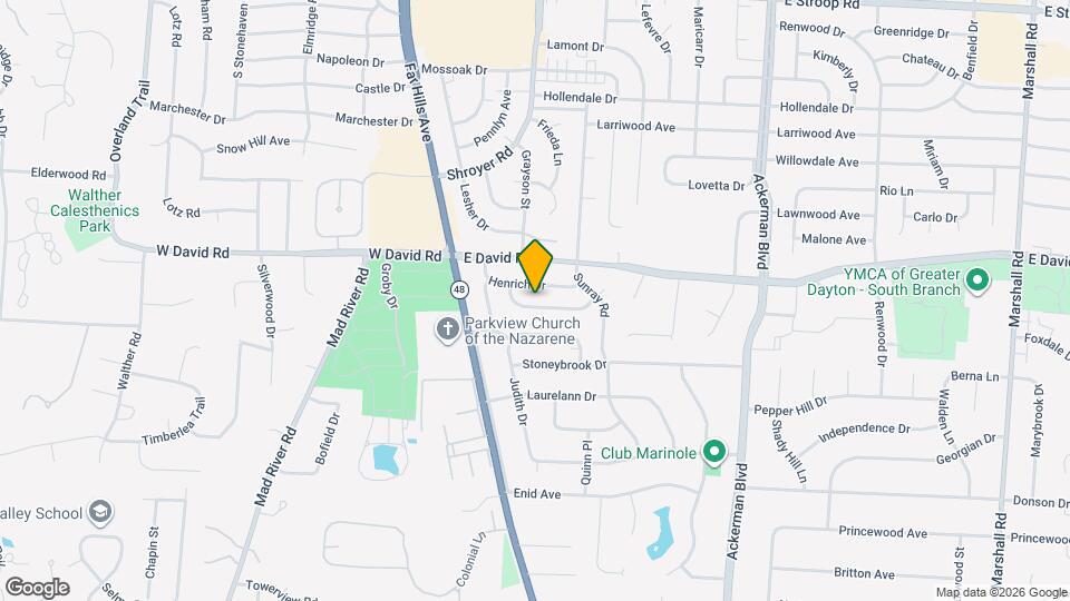 401 Orangewood Dr Map and Location Details