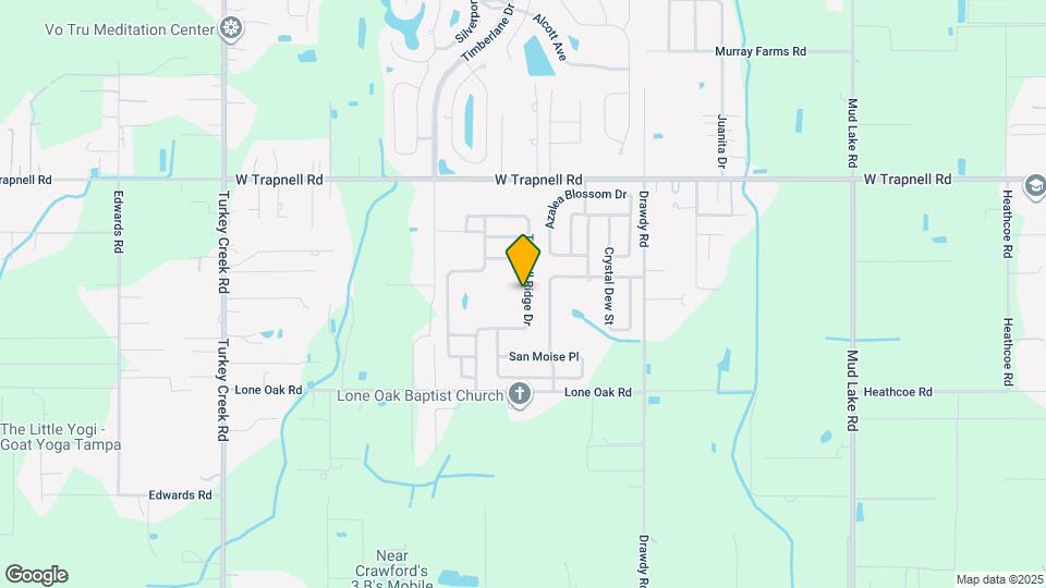 3525 Trapnell Ridge Dr Map and Location Details