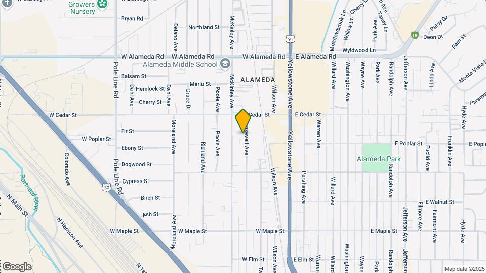 643 Roosevelt Ave Map and Location Details