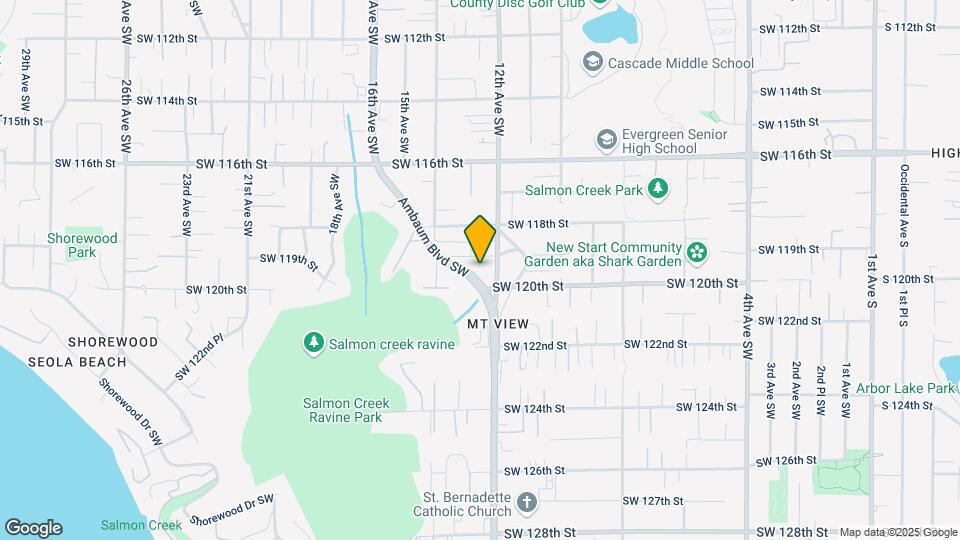 11926 Ambaum Blvd SW Map and Location Details