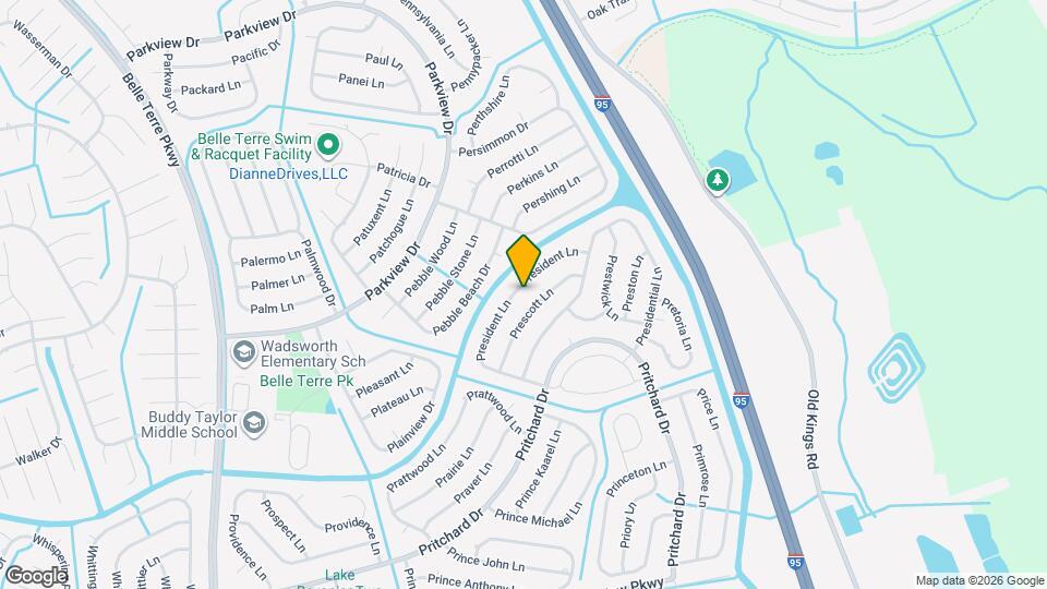 40 President Ln Map and Location Details