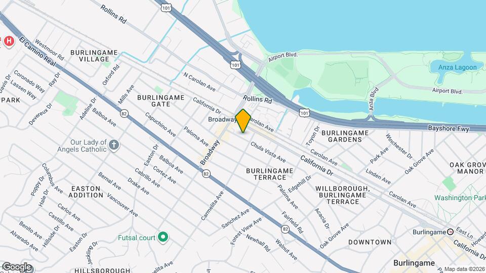 1118 Chula Vista Ave Mapa y Detalles de la Ubicación