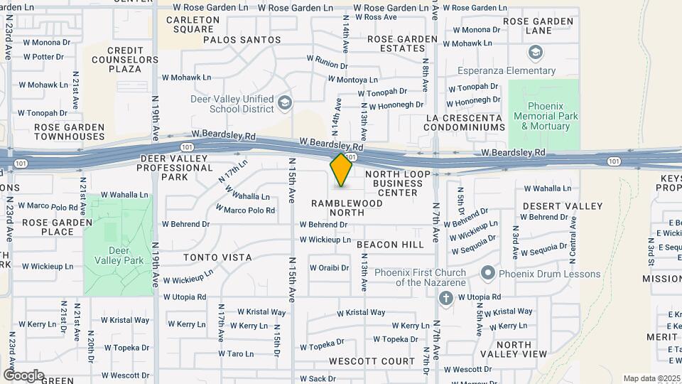 1351 W Wahalla Ln Map and Location Details